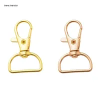 10pcs Bag Accessories Handbags Clasps Handle Alloy Metal Lobster Clasp Swivel Clips Snap Hooks Key Rings254l