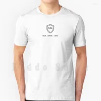 Camisetas para hombres Sexo Save Life SSL T Shirt Men Cotton S-6XL Codificaci￳n de seguridad Computadora protegida