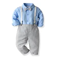 Комплекты одежды 2021 Малыш Слиняная обшивка для мальчика для мальчика Весна Лето джентльмены.