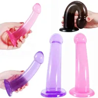 Sex Toy Massager Vibrator Massage Lesbian Strapon Dildo trosor Realistisk penis Strap-On Butt Plug Belt Gay Slooth Anal Suction Cup Toys for Women