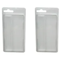 Clear Plastic Clamshell Blister Box E-Zigarette-Zubehör USA Stock E Zigaretten Vape Stiftverpackung PVC-Kleiderbügelpakete für 1ml Pods