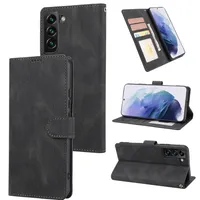 Pure Color Leather Wallet Phone Case cases For Iphone Samsung Galaxy S22 S21 S20 Plus Ultra A13 A53 A33 A03 A12 A22 A32 A42 Card Slot P284R
