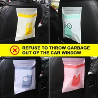 Organizzatore di auto 15pcs/un sacchetto spazzatura immondizia durevole automatica per sedili di accumulo di rifiuti automobilistici