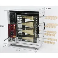 Bread Makers Commercial Chimney Cake Oven per panetteria di tostapane elettrico di alta qualità Machine248Y