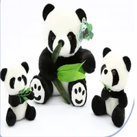 9 cm simulation giant panda plush toy small pendant children's doll Stuffed Animals Movies TV Gifts240e