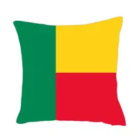 베냉 깃발 던지기 커버 공장 공급 좋은 가격 폴리 에스테르 새틴 베개 덮개