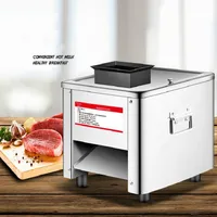 Meat Grinders 2021 Roestvrij stalen Slicer Desktop Commerciële multifunctionele Volledig automatische elektrische groentesnijder gesneden266i
