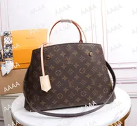 Luxurys designers Handbags Purses MONTIGNE Bag Women Tote Brand Letter Embossing Genuine Leather Shoulder Bags crossbody 41056