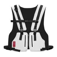 Mini Men Brust Rig Outdoor Sport Taillenbeutel Streetwear Weste Telefon Brust Taschen M￤nner Weste12165