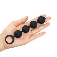 Sexo juguete masajeador vibrador masaje silicona pequeñas perlas anal juguetes tapones tapones para adultos 18 buttplug ano dilatador productos eróticos juegos para adultos