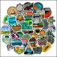 Car Stickers 50 Pcs Lot Outdoor Traveling For Laptop Skateboard Pad Bicycle Motorcycle Ps4 Phone Lage Decal Pvc Guita Carstickerstore Dhgvy