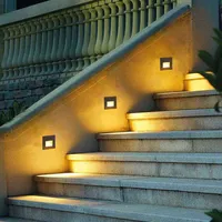 Outdoor Wall Lamps LED Wall Lamp IP65 PIR motion Recessed Stair Light Indoor Outdoor Decoration Step Light Ladder Stairway Corridor Wall Lamp T220906