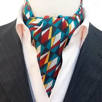 Bow Ties Vintage 2022 Men Business Wedding Ascot for Mens Jacquard Neckwear Necktie Shirt Dress Male Gravatas Para Homens