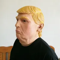 U S Başkanı Trump Maske Karakterleri Trump Kötü Masquerade Party Hilary Komik Headgear276p