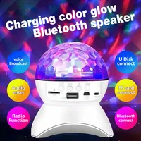 Bluetooth Colorful Light Small Speaker Mobile Telefono Audio KTV BAR PAPPETTO Subwoofer TF Card TF Disk Alto volume Indoor194d