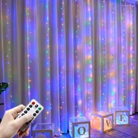 Strings 3M LED Garland gordijngordijnslichten Kerst Fairy Festoon Room Decor Jaar Decoratie Noel 2022
