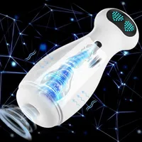 Leg Massagers Sex toy massager Male Masturbation Cup Automatic Sucking Heating Vagina Real Blowjob Toys for Men Masturbator Adult Adults 18