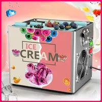 Home Thai Thai Fry Ice Cream Tools Mini Roll Machine Electric Small Desktop Fried Yogurt لـ 254W
