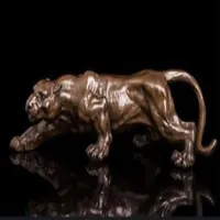 16 pollici Art deco leopardi sculture bronzo cubismo pantera statue237d