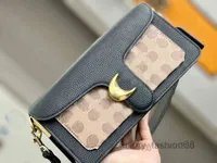 Luxury Bags Women Compartments Inside Handbag Shoulder Leather Designer Crobody Female Purses with Two Straps 2022 top quality