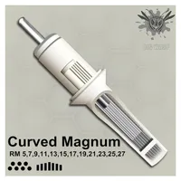 Bigwasp standardowe kasety igły tatuażu - zakrzywione okrągłe magnums 5 7 9 11 13 15 17 19 21 23 25 27rm CX200808317p