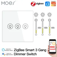 Zigbee Multi-Gang Smart Light Dimmer Switch Control Independent Tuya App Control funziona con Alexa Google Home 1 2 3 Gang228i