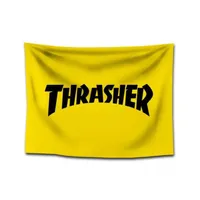 Новый флаг Thrasher горизонтальный гобелен 150x100см.