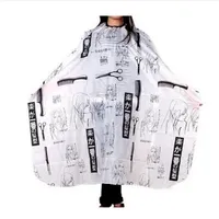 1 Pcs Random color New Sketch Hair Salon Cutting Barber Hairdressing Cape For Haircut Hairdresser Apron Cutting Hair Capes2553