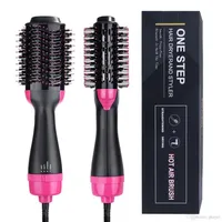 One Step Hair Dryer and Styler Hair Dryer Brush 3 in 1 Air Brush - Negative Ion Hair Dryer Straightener & Curler 10pcs DHL280d