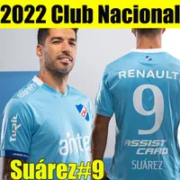22/23 Luis Suarez Club Nacional Soccer Jerseys Uruguay Derde thuis weg uniformen Asuncion National 2021 2022 2023 Brahian Ayala Danilo Santacruz Carlos Arrua Shirts
