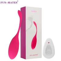 FUN-MATES Vibrating Egg Sex Toys Vibrators For Women App Wireless Remote G Spots Bullet Vaginal Kegel Balls Vibrate Female Y0320237m