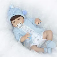 Soft Silicon Reborn Dolls Baby Realistische Puppe wiedergeboren 22 Zoll Voll Vinyl Boneca Bebe Reborn Babies Puppe f￼r M￤dchen, die 240o verkaufen