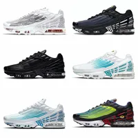 2022 Trainers TN plus 3 Tuned Sports Shoes Heren Laser Blue Wit Aquamarine Leather Tns Requin Obsidian Hyper Violet Deep Parachute Ghost Green Triple Black Sneakers