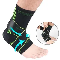 Knöchelunterstützung 2PCS 1Pair Strick Stoff elastischer verstellbarer Festgurt Fußball Socken Sportswear -Accessoires für Unterbein2696