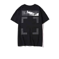 Fashion Offs Brand Luxury Mens T Camisetas Designers T-shirt Algod￣o Longo de Arqueiro Longo Bolsa Original Mulheres Tops Tees Casual Sport qrlt