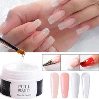 Nail Gel 1Box Extension Pink White Clear Builder UV For Nails Finger Extensions Form Tips French Art Tool