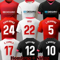 22 23 Isco Sevilla FC Soccer Jersey Lamela Papu Gomez Football Shirts I.Rakitic L.Ocampos J.Navas Suso Munir Y.en Nesyri 2022 2023 Rafa Mir Menkits Kids Equipment