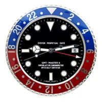 Reloj de pared de lujo Diseño de metal luminoso reloj de pared relojes baratos x0726162p