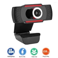 Camcorders 1080P 720p HD Webcam Video Recording Web Camera With Microphone For PC Laptop Desktop Support LiveVideo Calling Conference Work