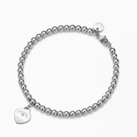 Nouveau designer bijoux mini bracelet perlé brins Femmes Femmes 925 Cadeaux de chaîne ronde 4 mm pour copine Diamond Love Bracelets Accessoires en gros
