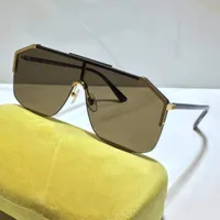 Designer Popular Sunglasses For Men Women Fashion Mask Unisex Half Frame G Shade Anti-Ultraviolet Retro Plate Oversized Driving Beach Sun Glasses Lunettes De Soleil