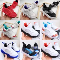 Whole Quality Products Kids 5s Fire Red Silver Tongue Boy Girl Sports Shoes White Blue Red Baby Toddler Shoes Casual Running Shoes228F