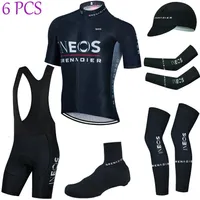 Set complet INEOS Cycling Team Jersey 20d Bibs Shorts uniformes Sportswear Men Ropa Ciclismo Mtb Bike Maillot Shirt Downhill Pro Mountain Bicycle Clothing