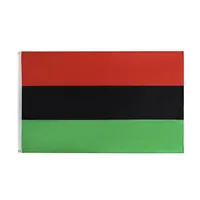 Black Lives Matter Afro American Pan African Flag Hoge kwaliteit Retail Direct Factory Hele 3x5fts 90x150cm Polyester Canvas He187o
