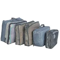 5 PCS Seyahat Depolama Çantası Giysileri için Set Seti Düzenleyici Dolap Dolap Bavul Torbası Seyahat Organizatör Çanta Kılıf Ayakkabı Paketleme Küp Bag3022