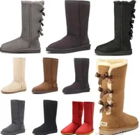 جودة عالية الجودة WGG للسيدات الكلاسيكية طويلة الأحذية النسائية أحذية الثلج شهادة البوت