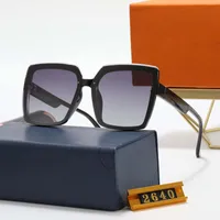 نظارة شمسية للأزياء حماية الأزياء نظارة شمسية متصلة العدسة كبيرة الحجم نصف إطار من المسامير الصغيرة قناع أشعة الشمس الشهيرة في الهواء الطلق الجودة مع الصندوق