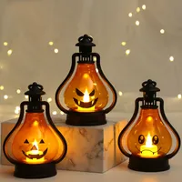 Halloween Decorations Children's Portable Pumpkin Lantern Lantern de maternelle Décoration Bar Horror Atmosphère Présentation