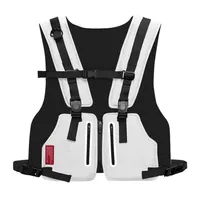 Mini Men Brust Rig Outdoor Sport Taillenbeutel Streetwear Weste Telefon Chest Taschen M￤nner Weste1231J
