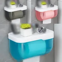 Other Building Supplies Waterproof Toilet Water Dispenser Toilets Papers Holder Bathroom Tissue Boxes with Top Storage Table Wall Paper Storage Box 20220829 D3